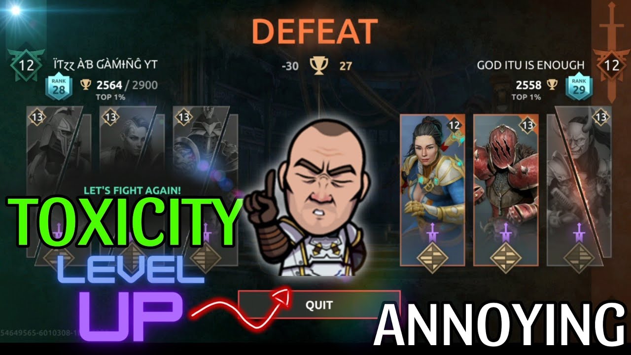 Destroyed His Toxicity 😈? | Shadow Fight 4 Arena