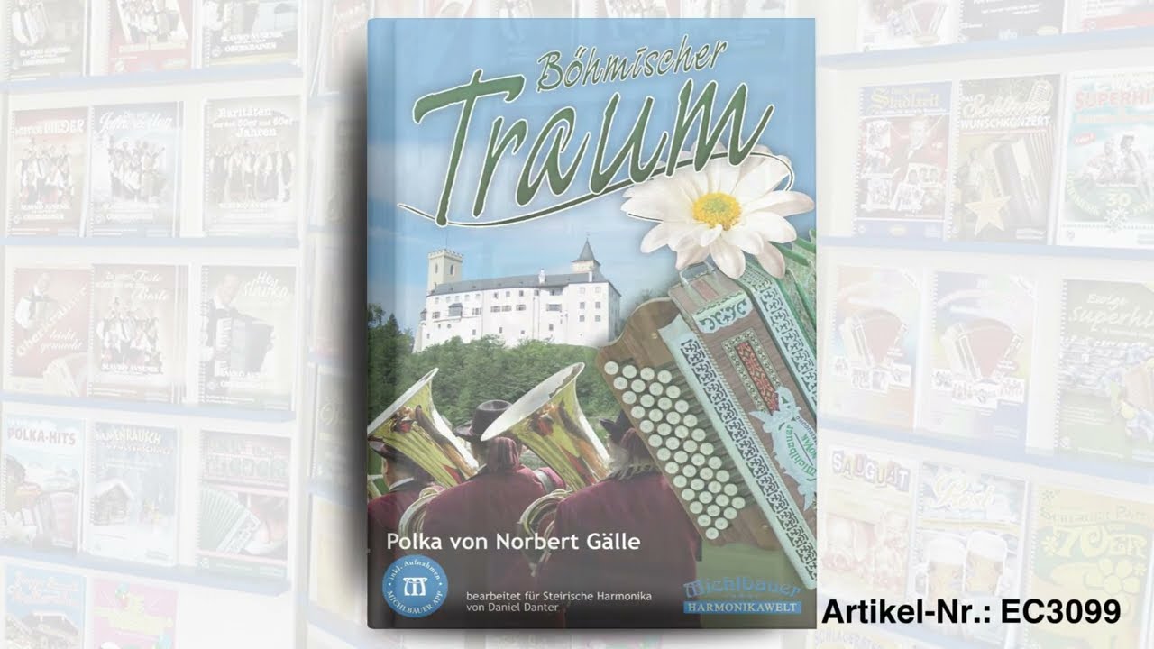 B&ouml;hmischer Traum auf der Steirischen Harmonika | Griffschrift Notenheft vorgestellt