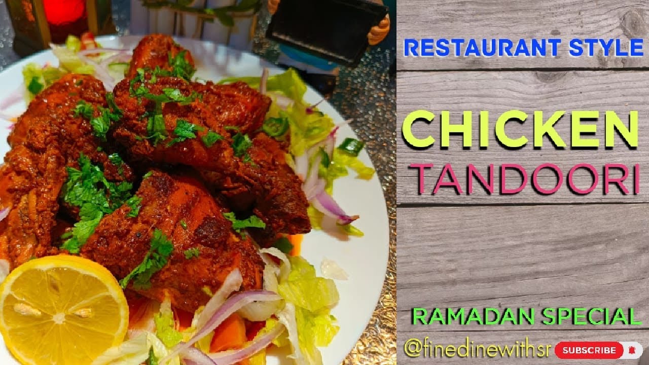 Tandoori chicken Recipe | Smoke Chicken | Quick Recipe For Sehri Special @FineDineWithSR
