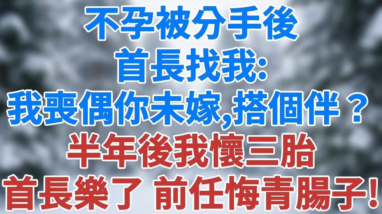 不孕被分手後，首長找我：「我喪偶你未嫁，搭個伴？」半年後我懷三胎，首長樂了，前任悔青腸子！#人生感悟 #健康 #婚姻經營 #老年生活 #家庭 #故事#生活經驗 #為人處世 #雪兒講故事 #情感故事