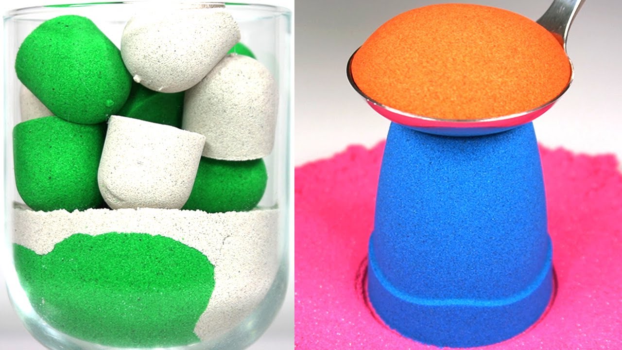기분 좋은 힐링 모래영상 #76. Relaxing Kinetic Sand ASMR.
