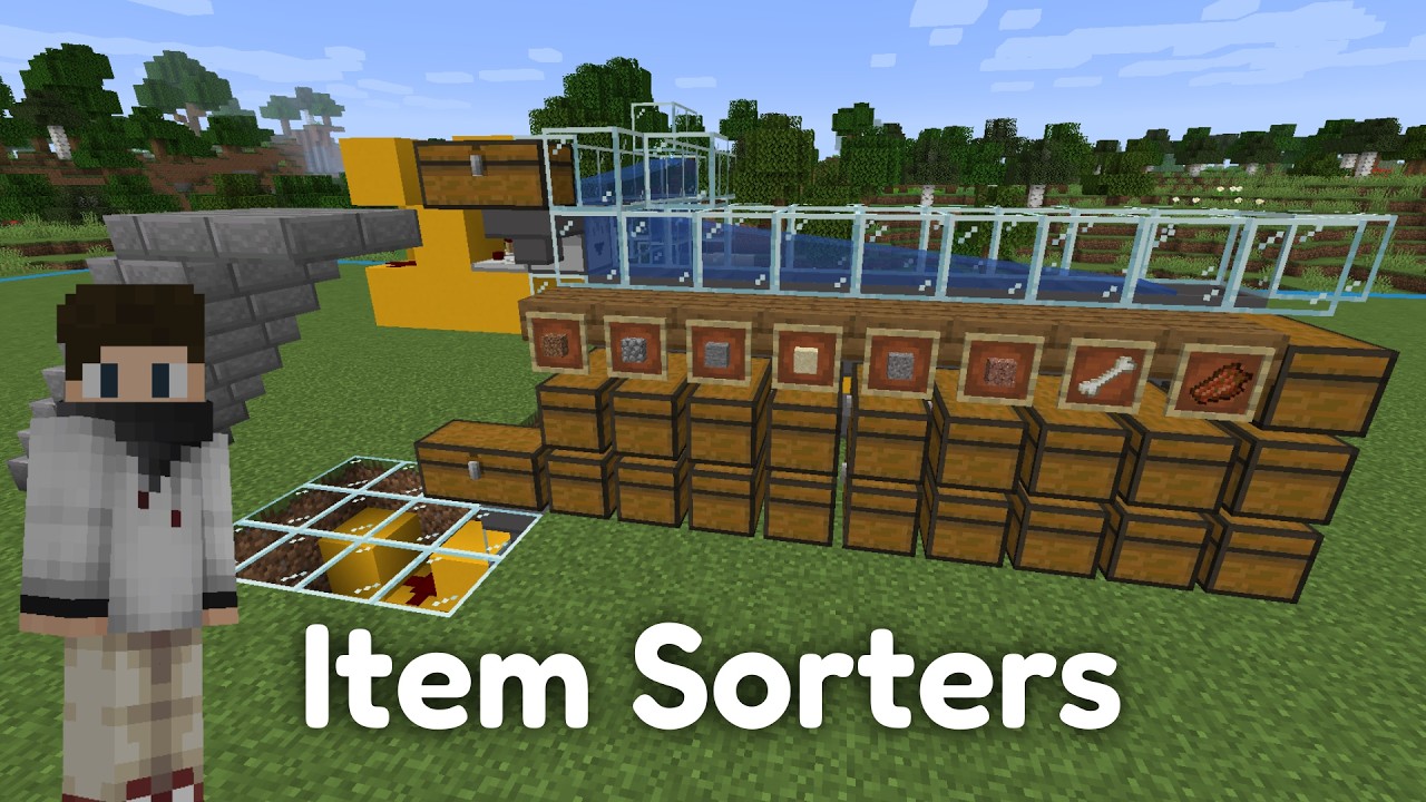 Item Sorters | Minecraft Redstone Tutorial