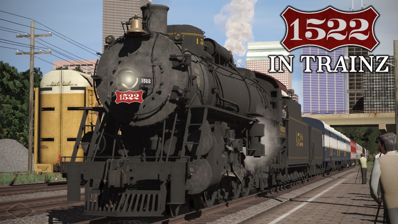 Frisco #1522 Steam Locomotive in Trainz