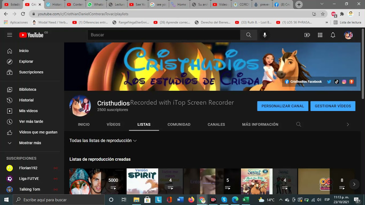 &iexcl;&iexcl;Especial 2500 suscriptores de Cristhudios!! - Pasando de 1700 a 2500 subs en un mes