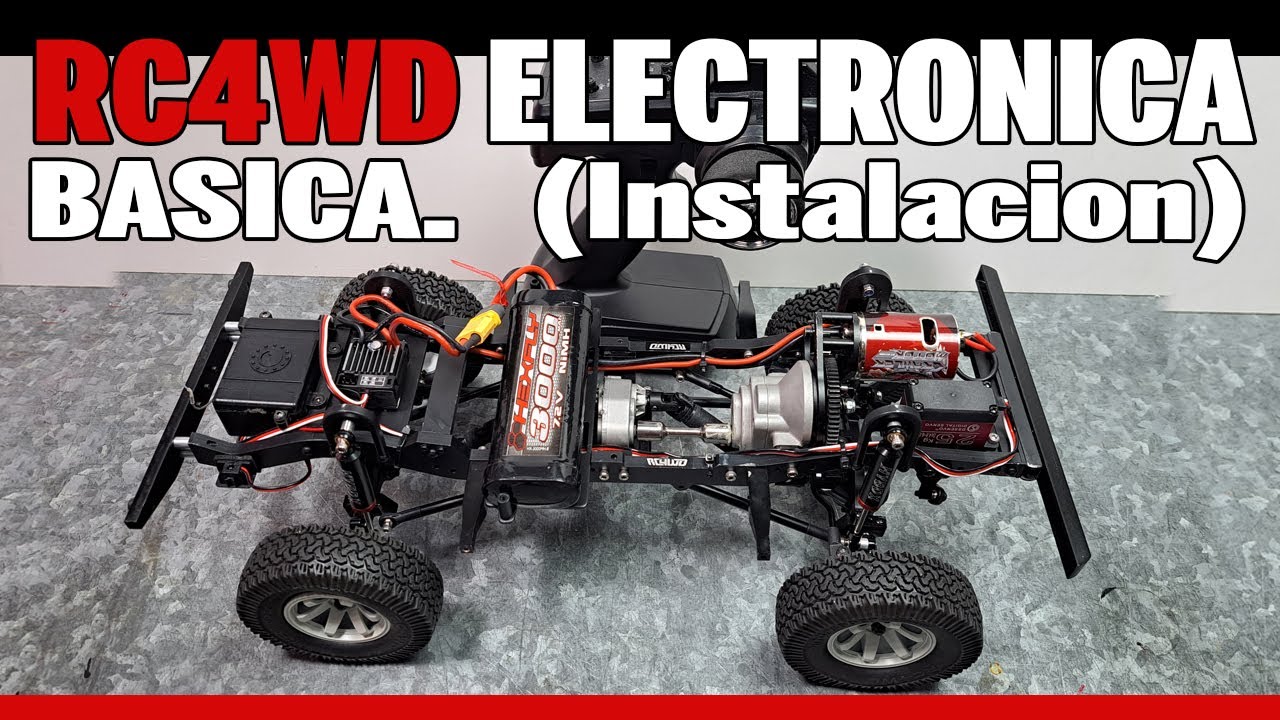 ELECTRONICA BASICA. (Instalacion)  RC4WD Gelande II Explicacion Basica para Principiantes.