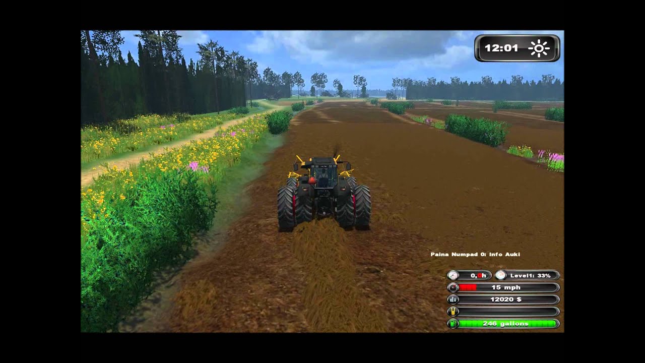 Farming Simulator 2011 Turvesuo hommia / Farming Simulator 2011 Peatmod working