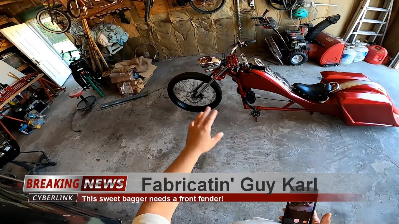 How To Make a Fiberglass Bike Fender Part 1