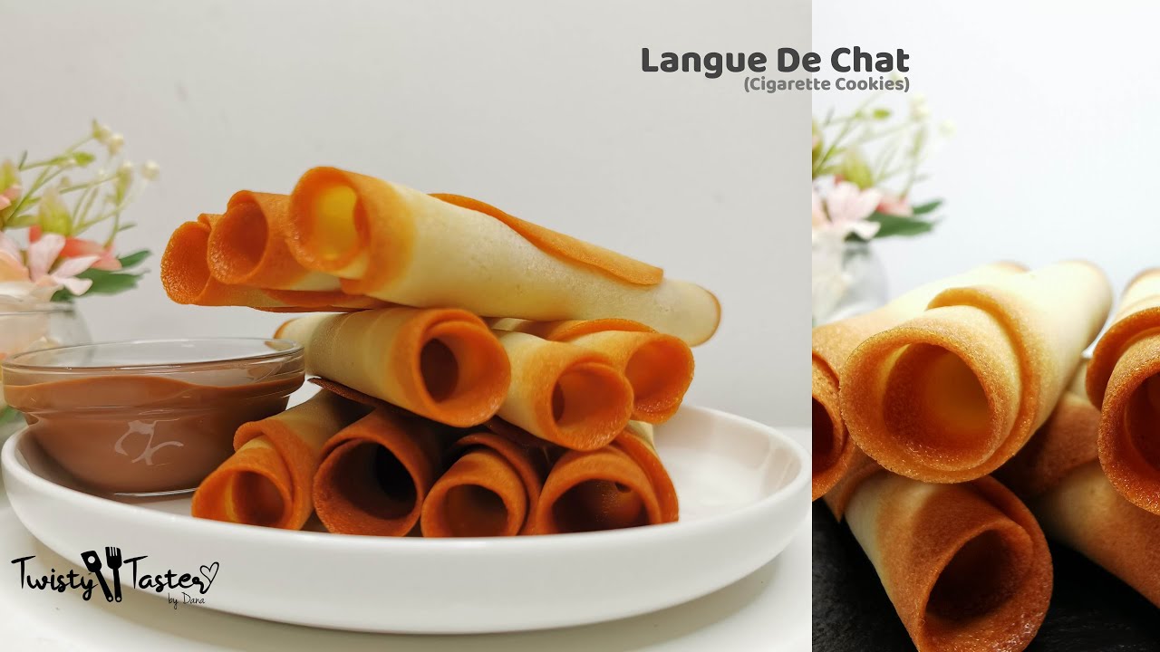 Langue De Chat / Cigarette Cookies / Wafer Rolls / Wafer Roll Recipe: Twisty Taster