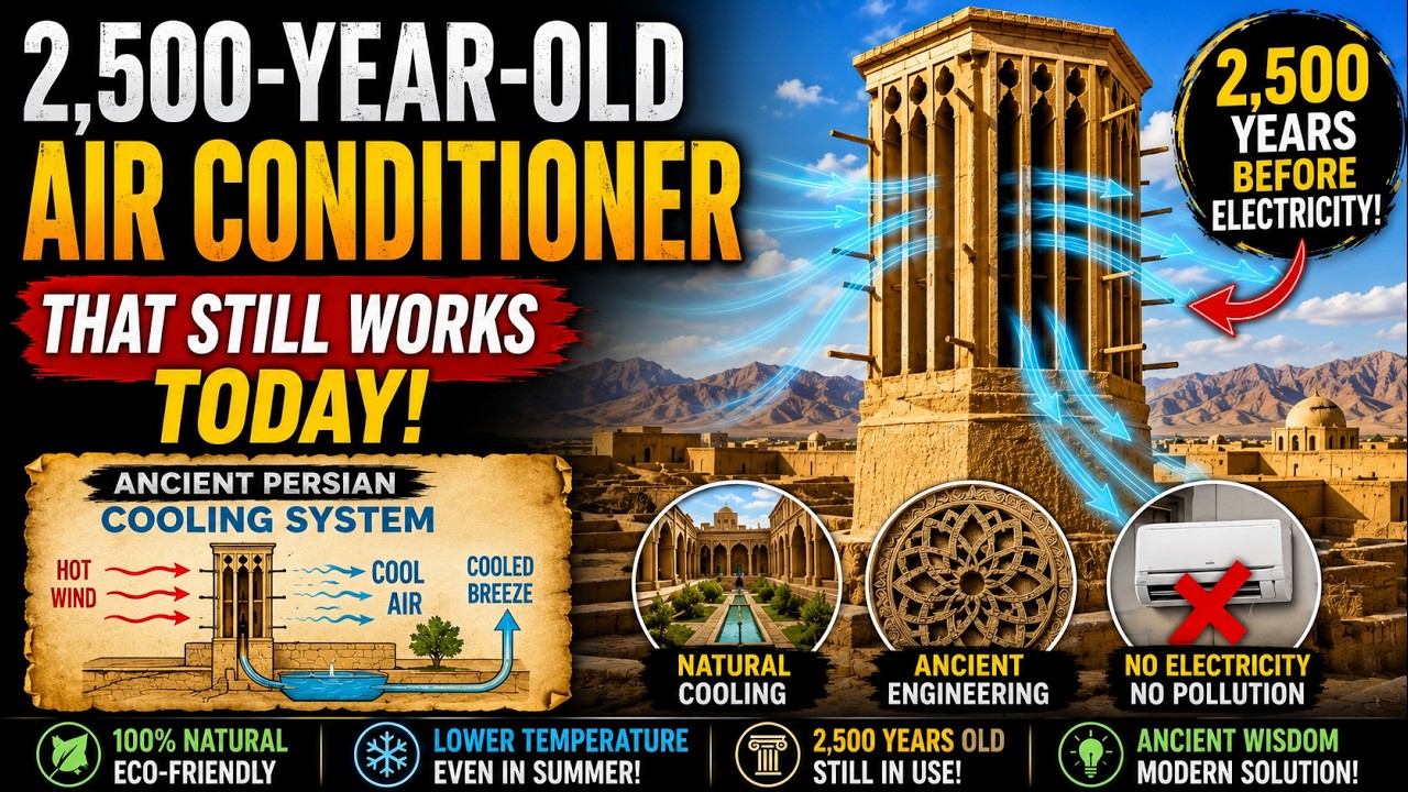 2,500-Year-Old Air Conditioner That Still Works Today!