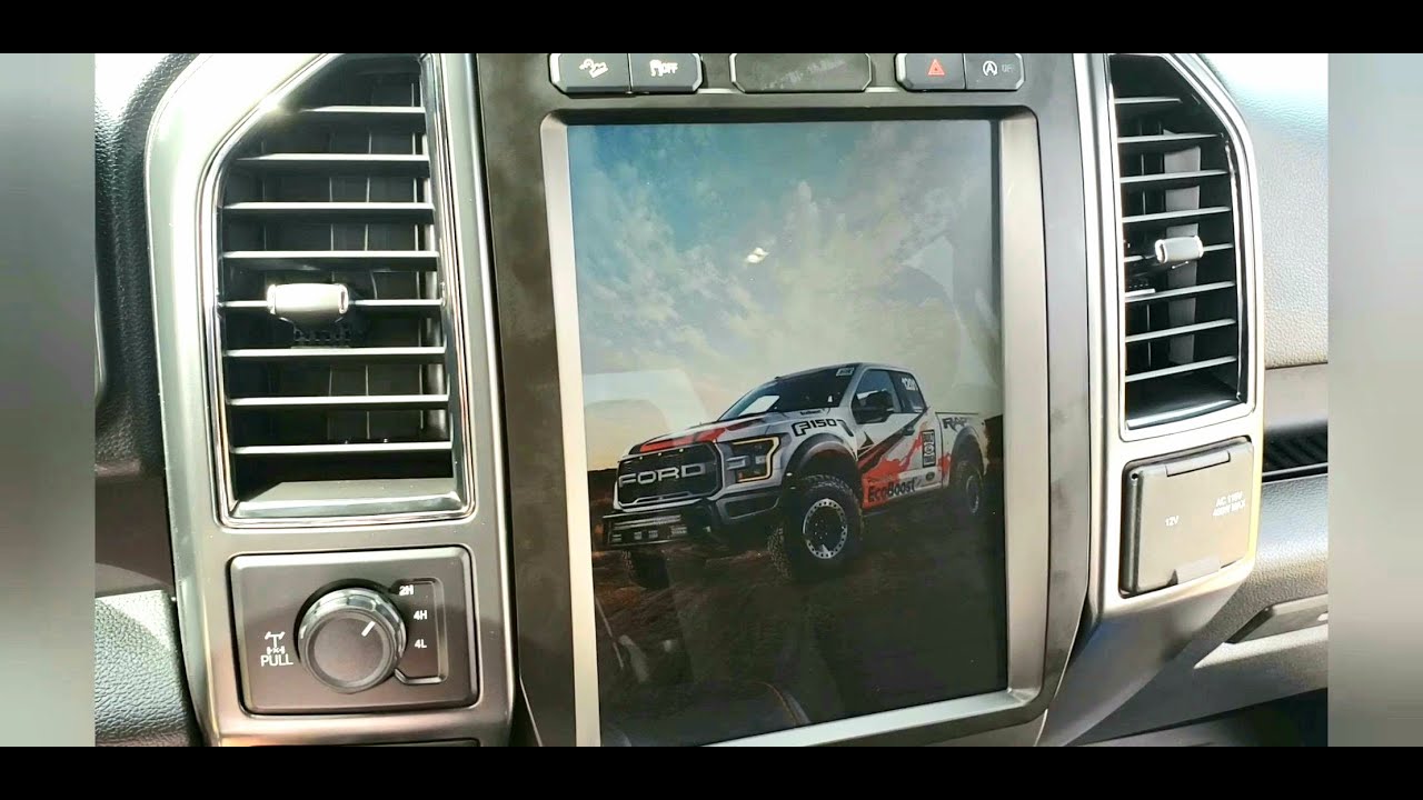 INTERIOR UPGRADE!! 12.1in T-STYLE SCREEN FOR F150, LINKSWELL INSTALL!!