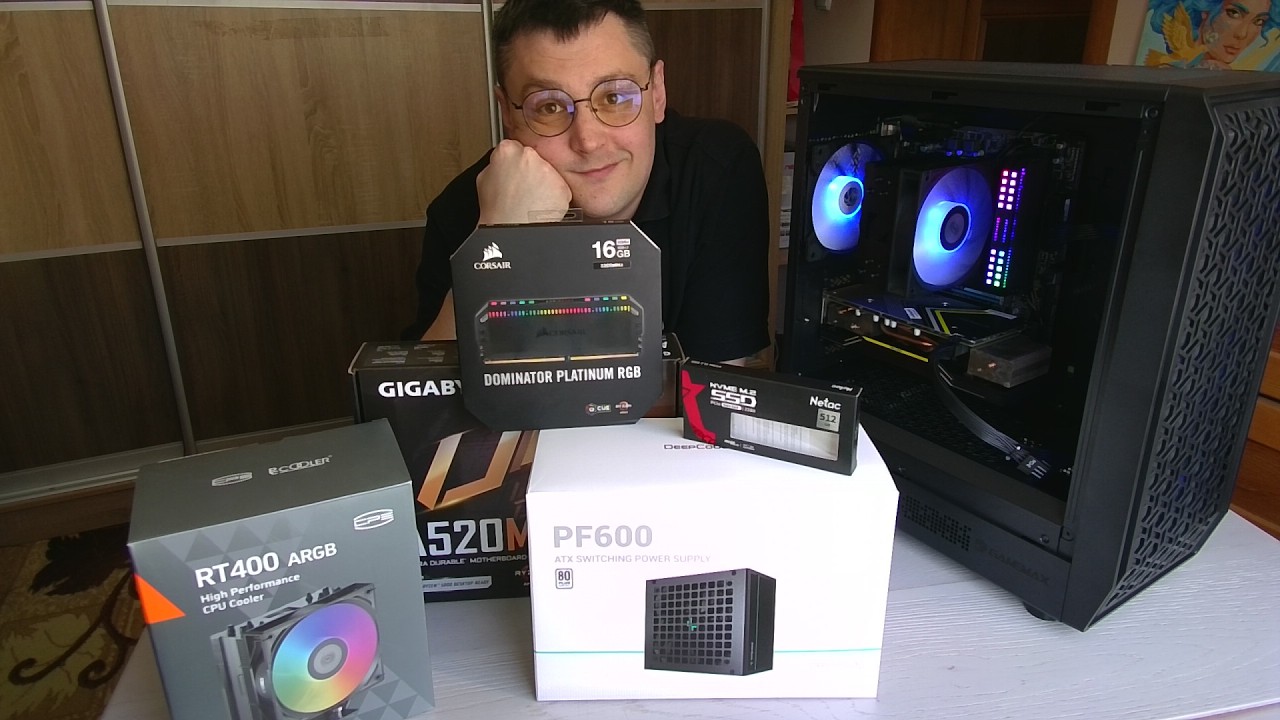 Пк за 23 000 RYZEN 3500X + RX 5600 XT