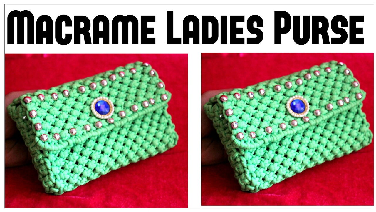 Macrame Purse | Handmade Macrame Hand Purse | New Design Macrame