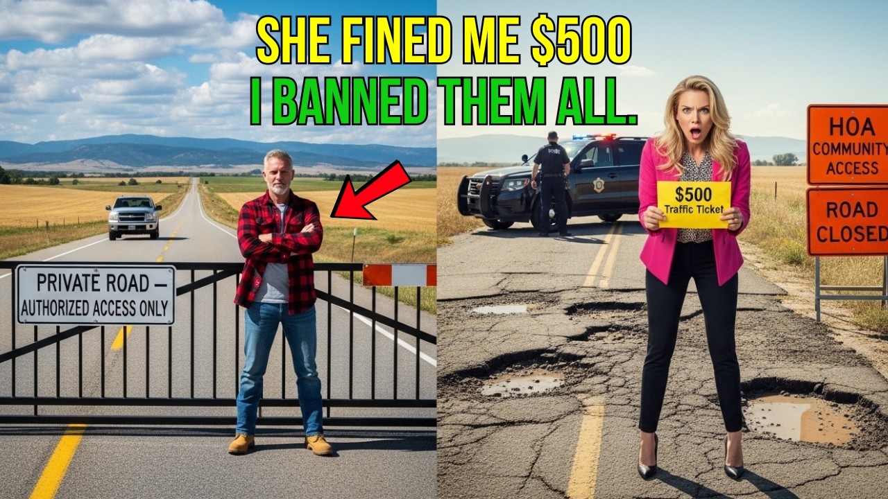 HOA Fined Me $500 for Using My Own Road — So I Built a Better One and Banned Them All!