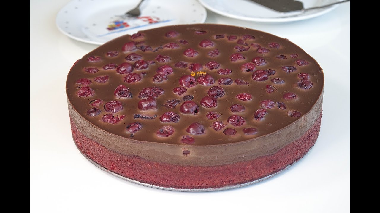 Osvježavajuća torta sa višnjama i čokoladom Cherries and Chocolate Cake - Sašina kuhinja