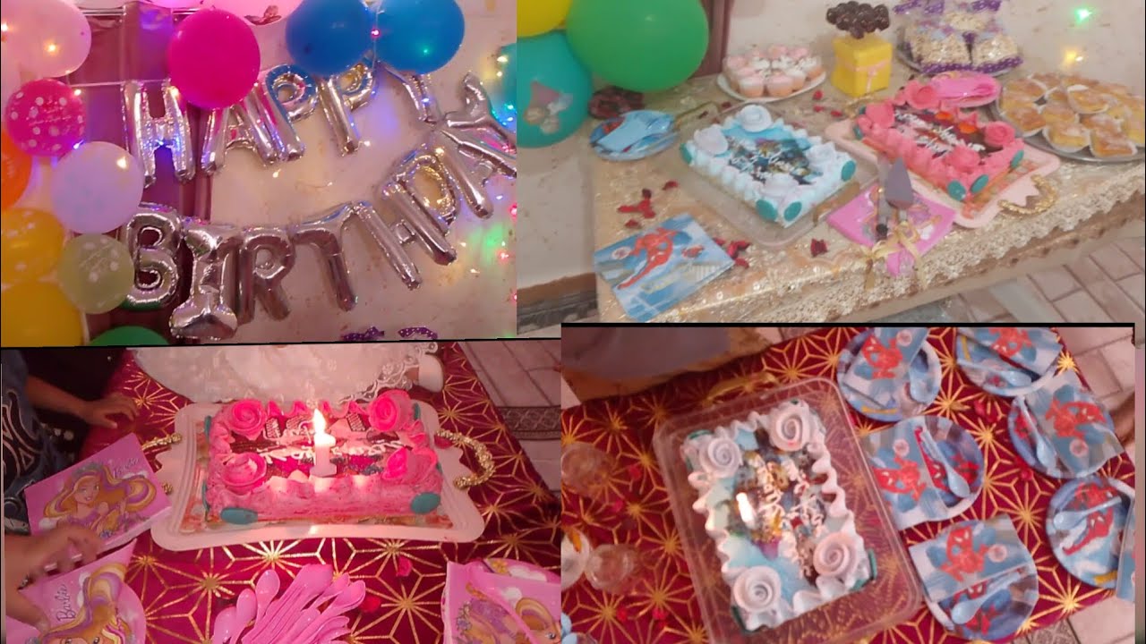  مقتطفات من عيد ميلاد اولادي 🥰