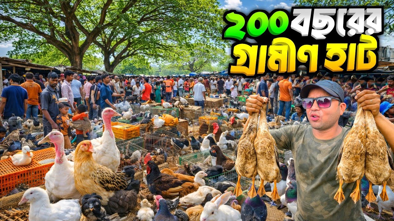 ২০০ বছর প্রাচীন সাপ্তাহিক হাট | 200 Years Old Remote Village Market | Rural Market