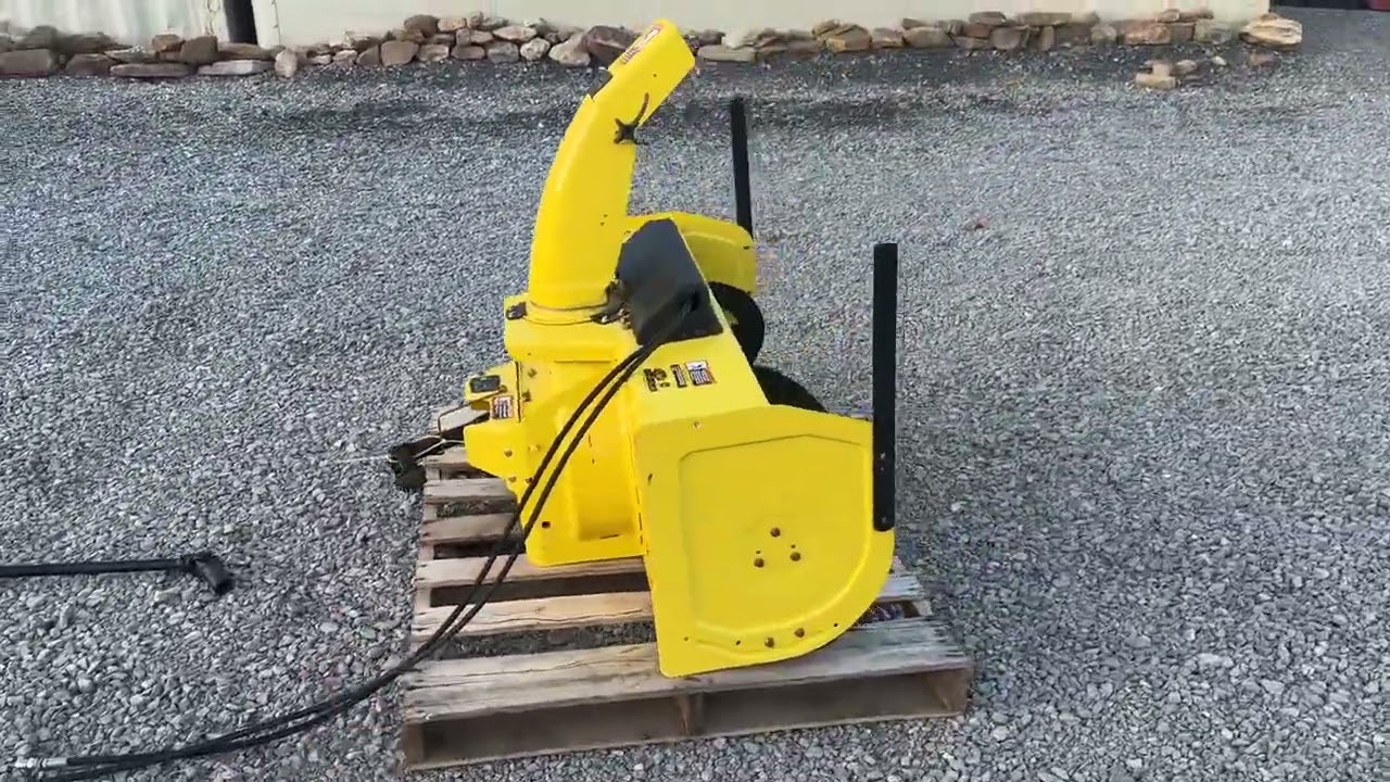 John Deere 47 Snow Blower Dual Stage For X Series Lawn And Garden Tractor Mower For Sale Nice !!!!