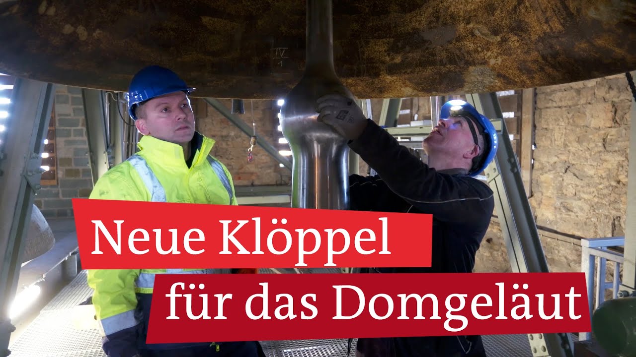 Glocken vom Domgeläut bekommen neue Klöppel: Einblick in die Arbeiten am Dom Paderborn