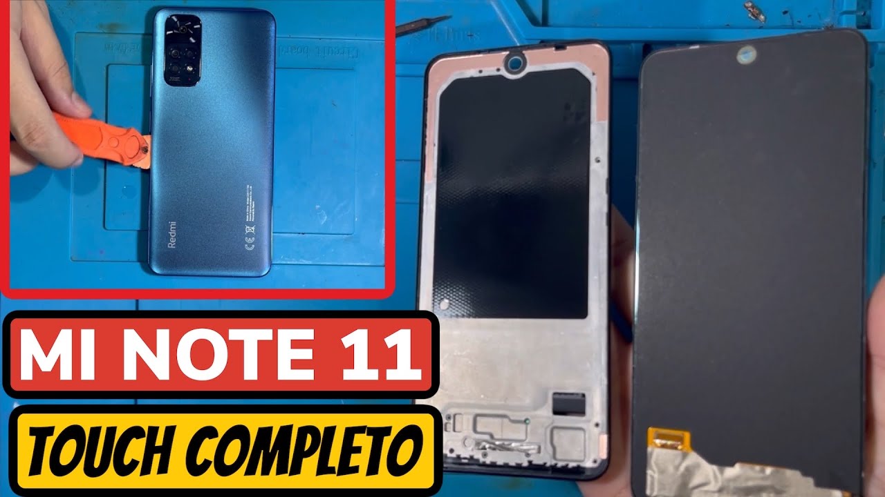 Troca do touch completo Xiaomi Mi Note 11 | Frontal original 100%