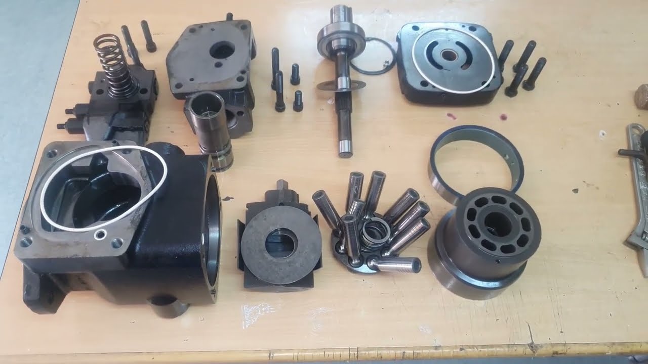 GAS TURBINE HYDRAULIC PUMP- DISASSEMBLY #gasturbine #hydraulic  #oilandgas #powerplant