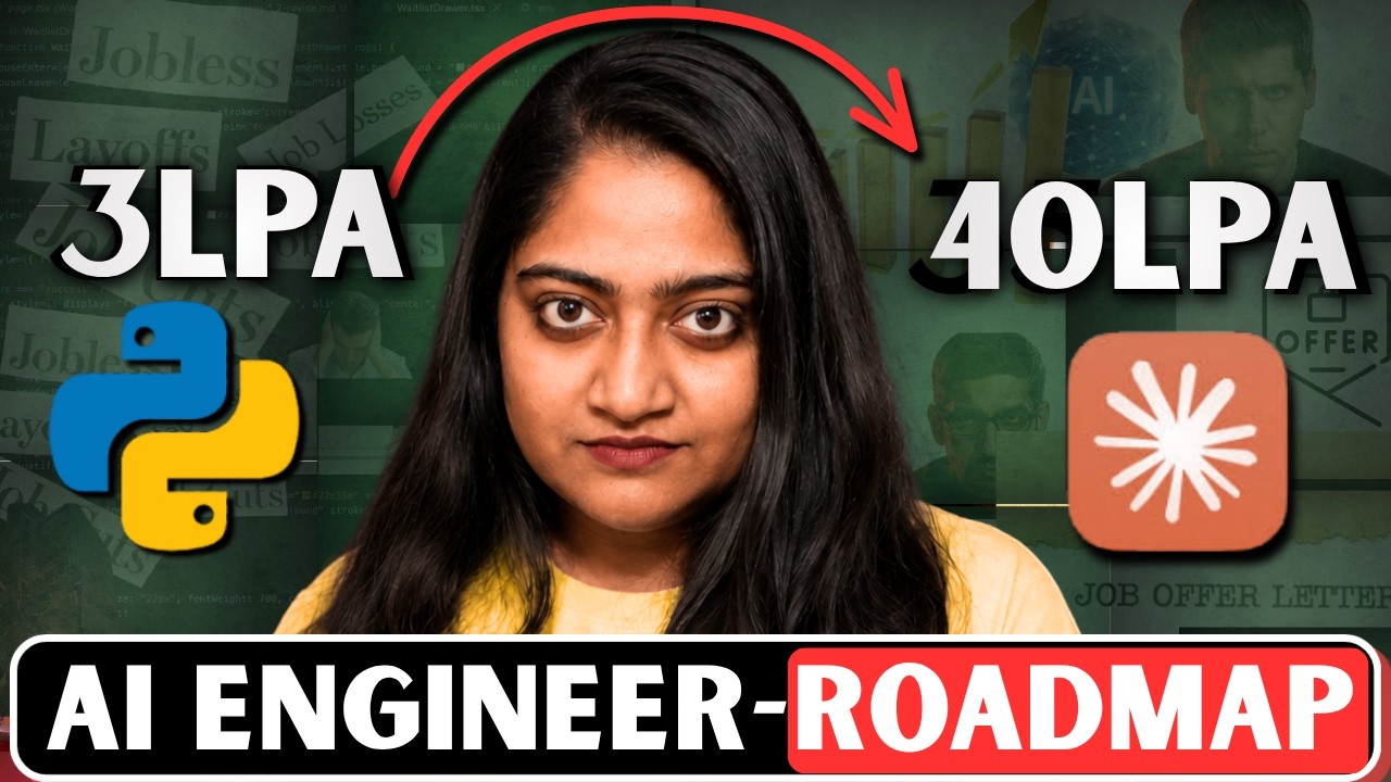 Easy🔥Become AI Engineer Fast in 2026🔴Only Roadmap - Tamil