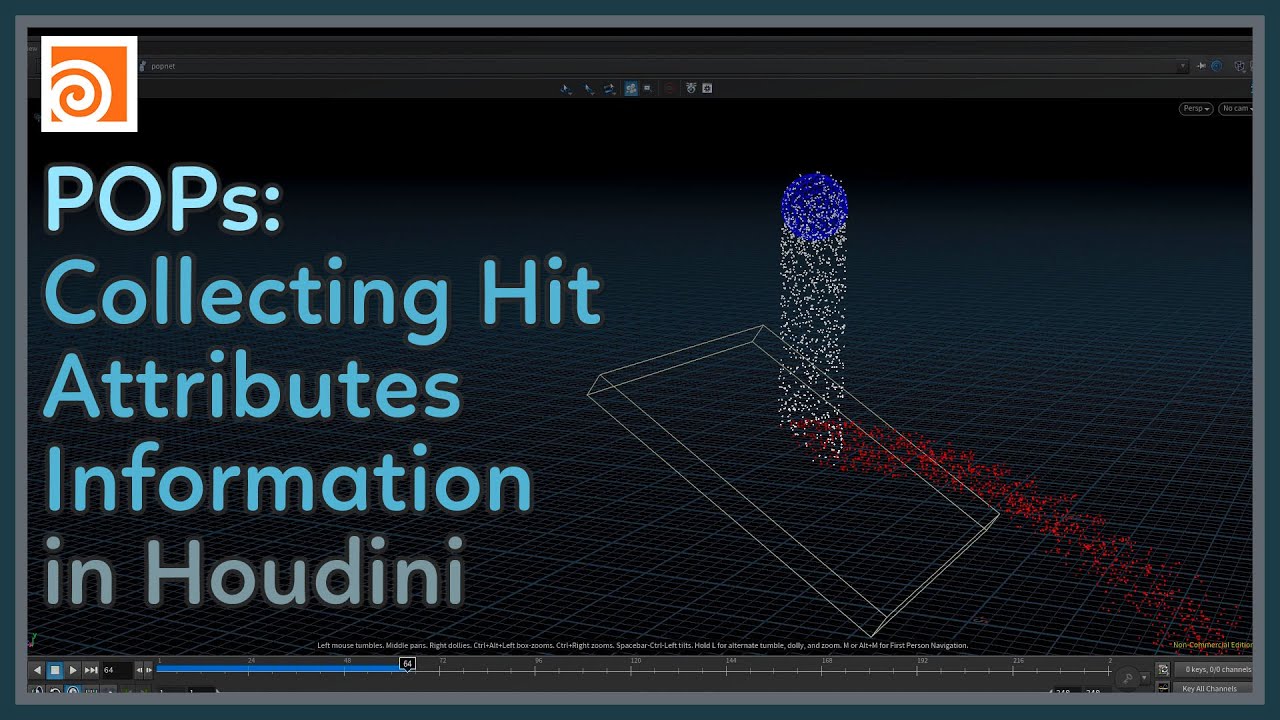 #113 POPs: Collecting Hit Attributes Information in Houdini