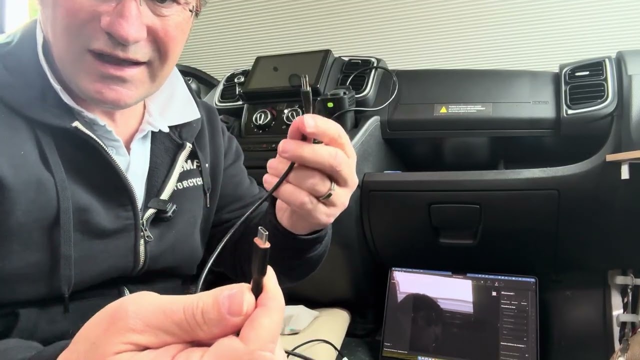 Camping Car Branchement du scanner
