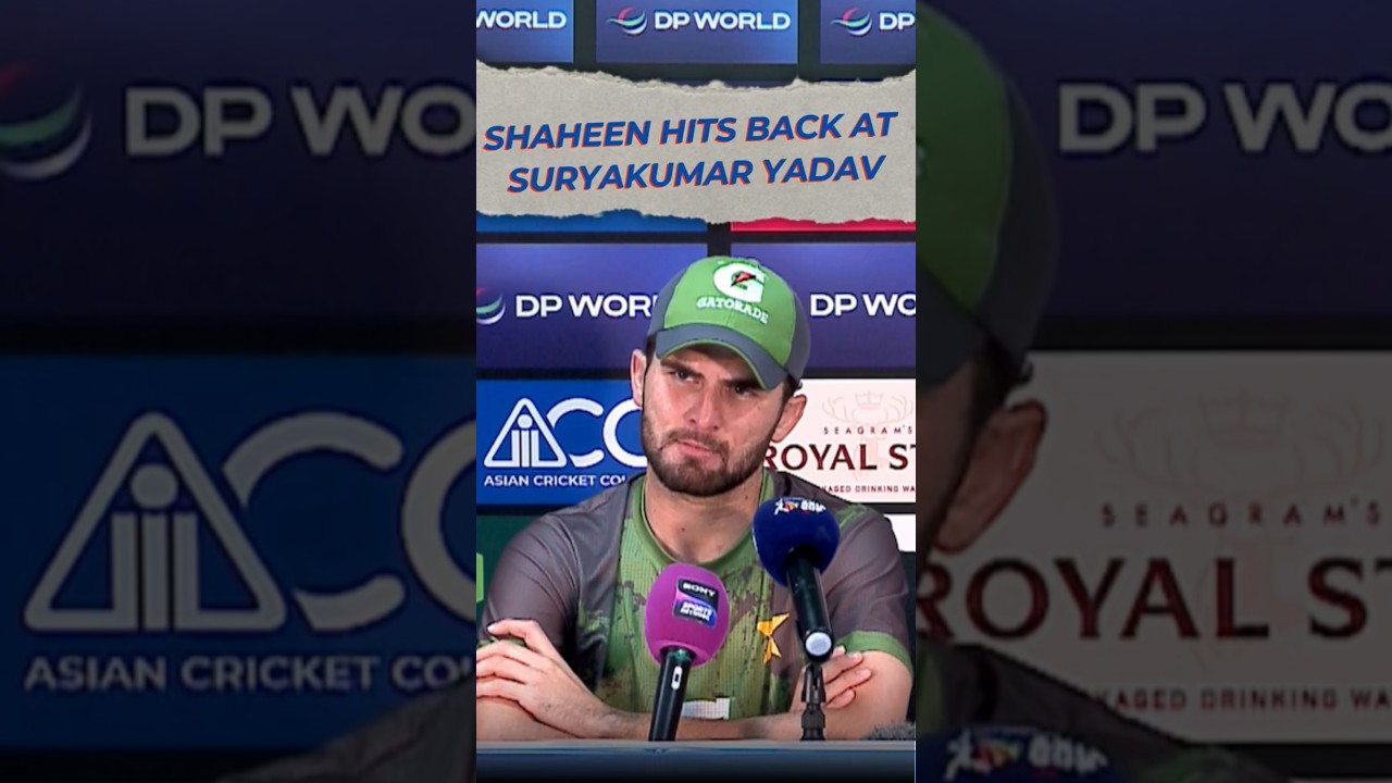 Rivalry row! Shaheen Afridi responds to Suryakumar Yadav comments