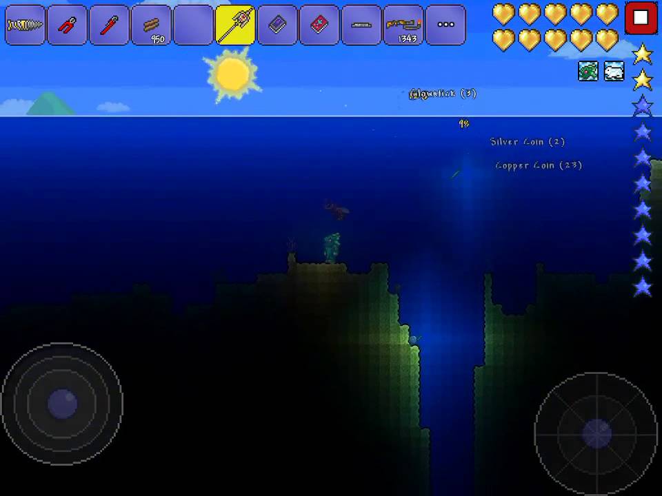 Terraria- being a merman is awesome!