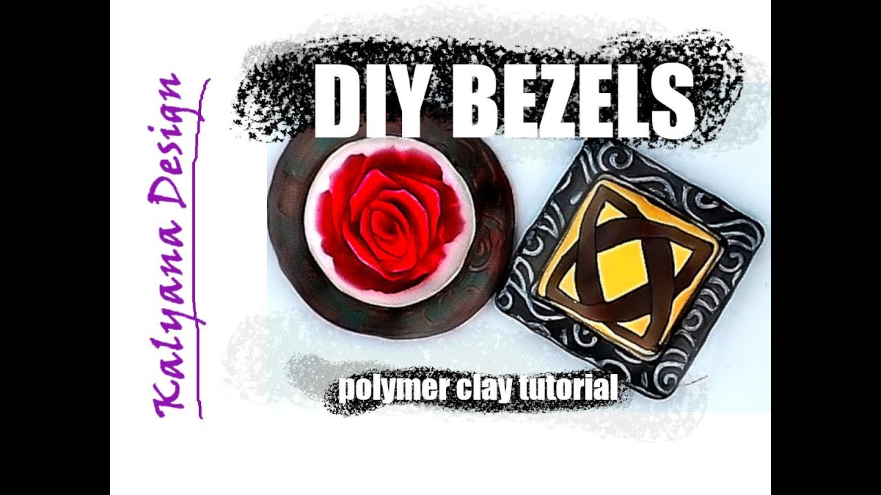 DIY bezels and settings on a dime - polymer clay tutorial 104