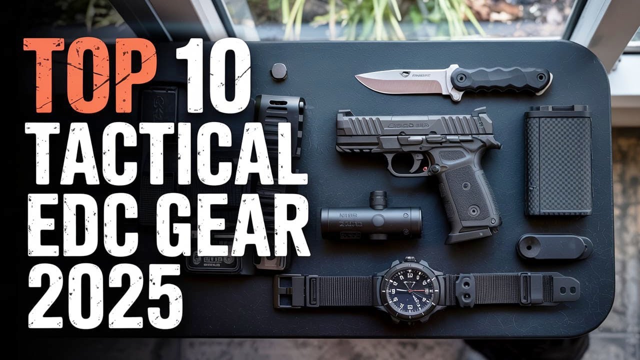 Top All-Black EDC Gear of 2025 – Tactical, Sleek & Ready to Roll