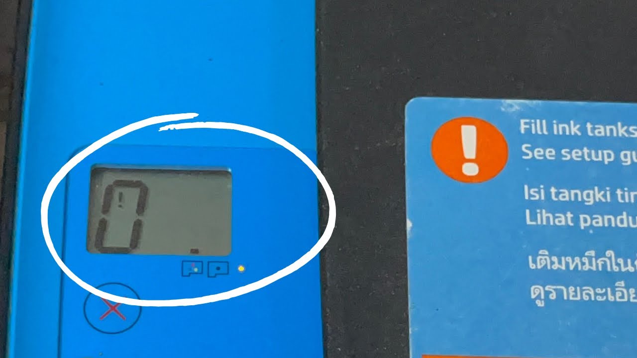 HP Ink Tank 316, 319, 415, 416, 419, Printer Error 0 | Red light Blinking | Cartridge Problem 
