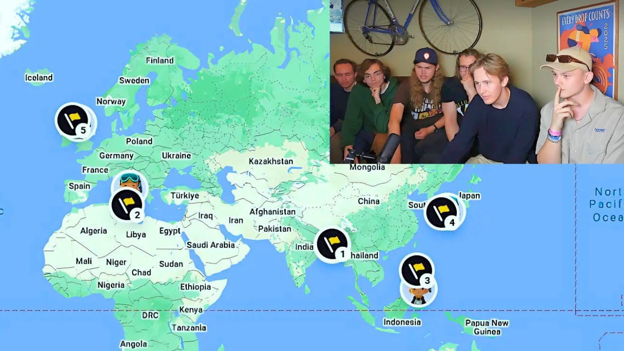 7 danske geoguessr pros gætter på 0,5 sekunder