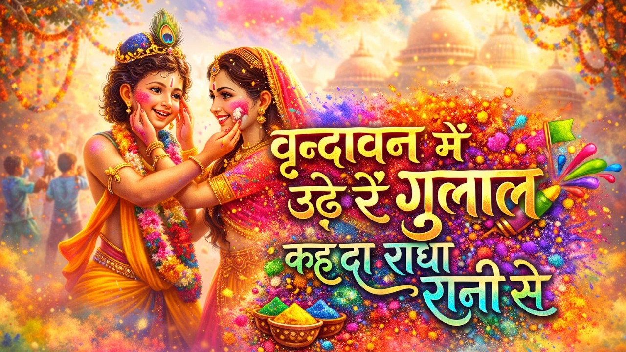 Vrindavan Mein Ude Re Gulal - वृन्दावन में उड़े रे गुलाल कह दो राधा रानी से | Holi Bhajan #holi