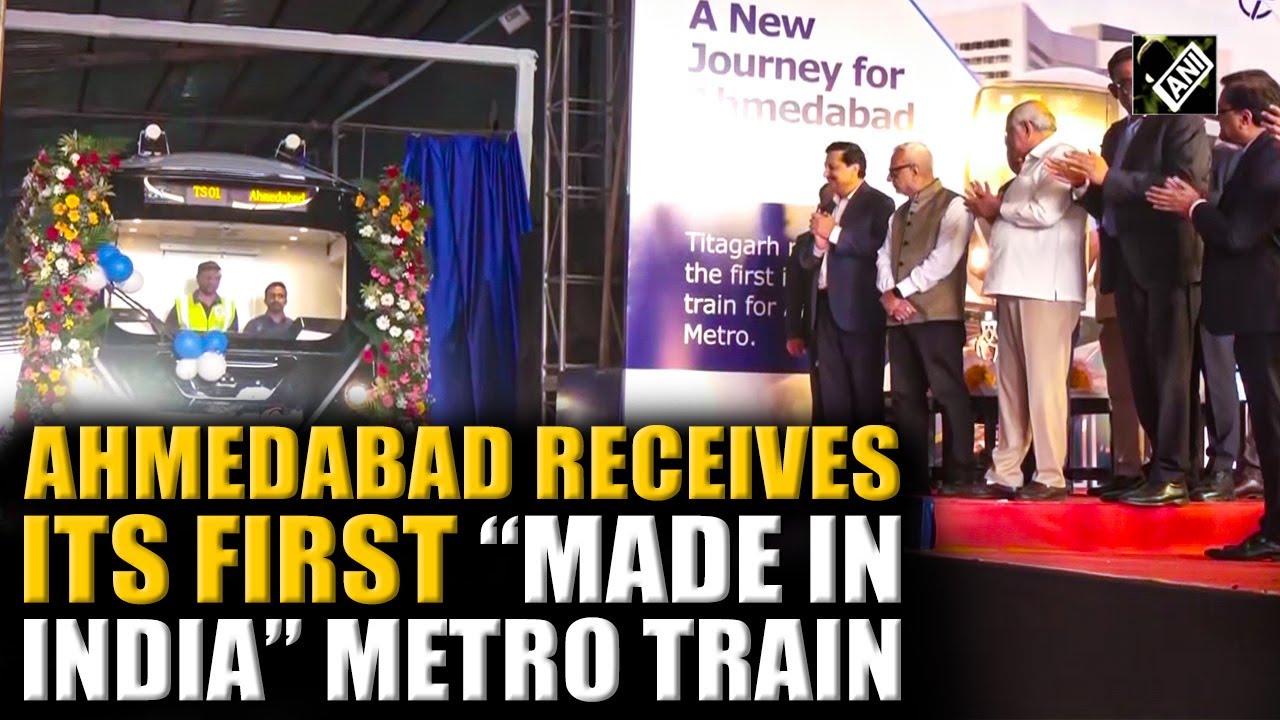 Gujarat gets its first indigenous &ldquo;Make in India&rdquo; metro train, boosting urban transport