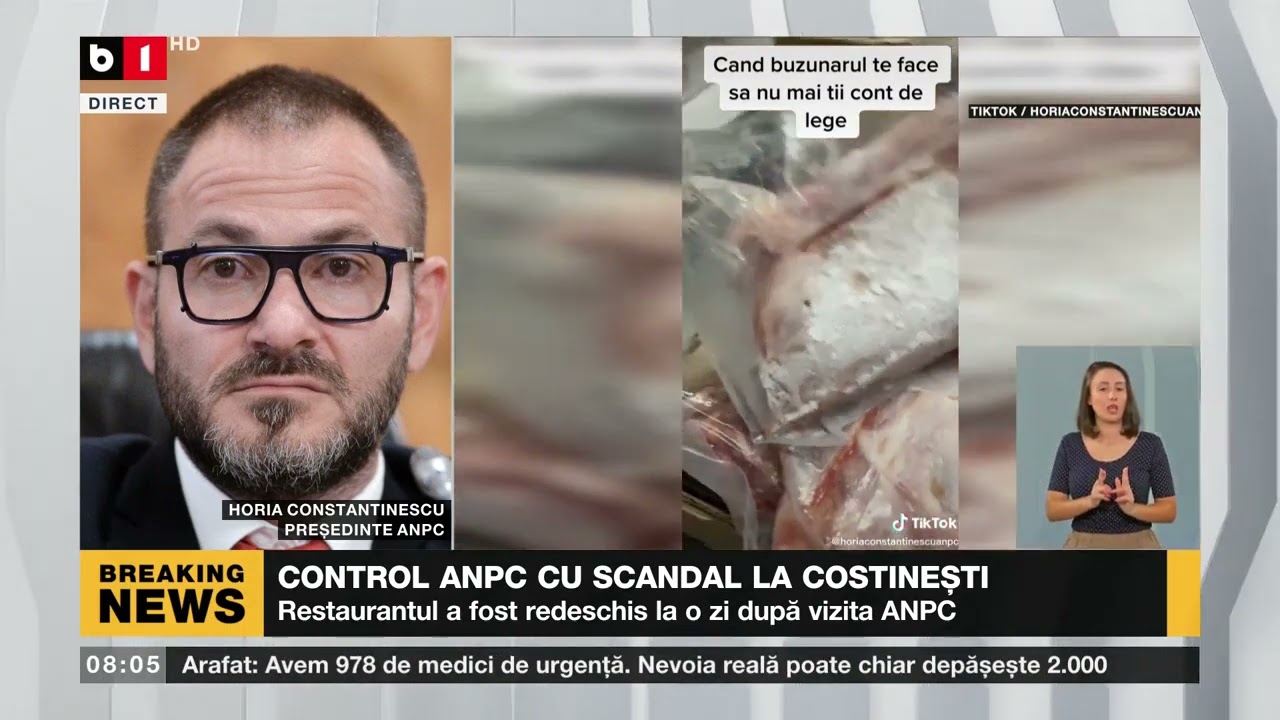 CONTROL ANPC CU SCANDAL LA COSTINEȘTI_Știri B1_4 aug 2022