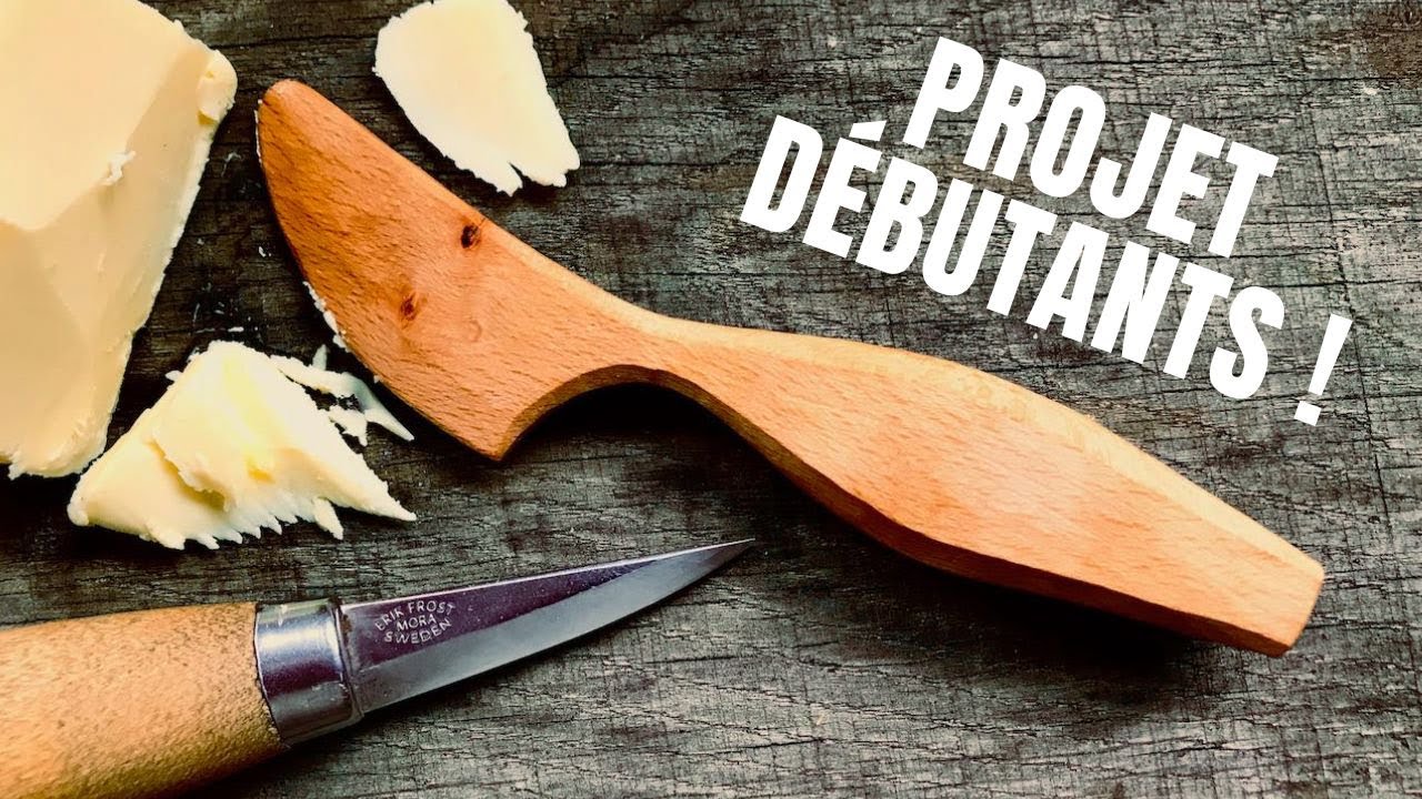 Apprenez à sculpter au couteau avec un projet facile : un couteau à beurre
