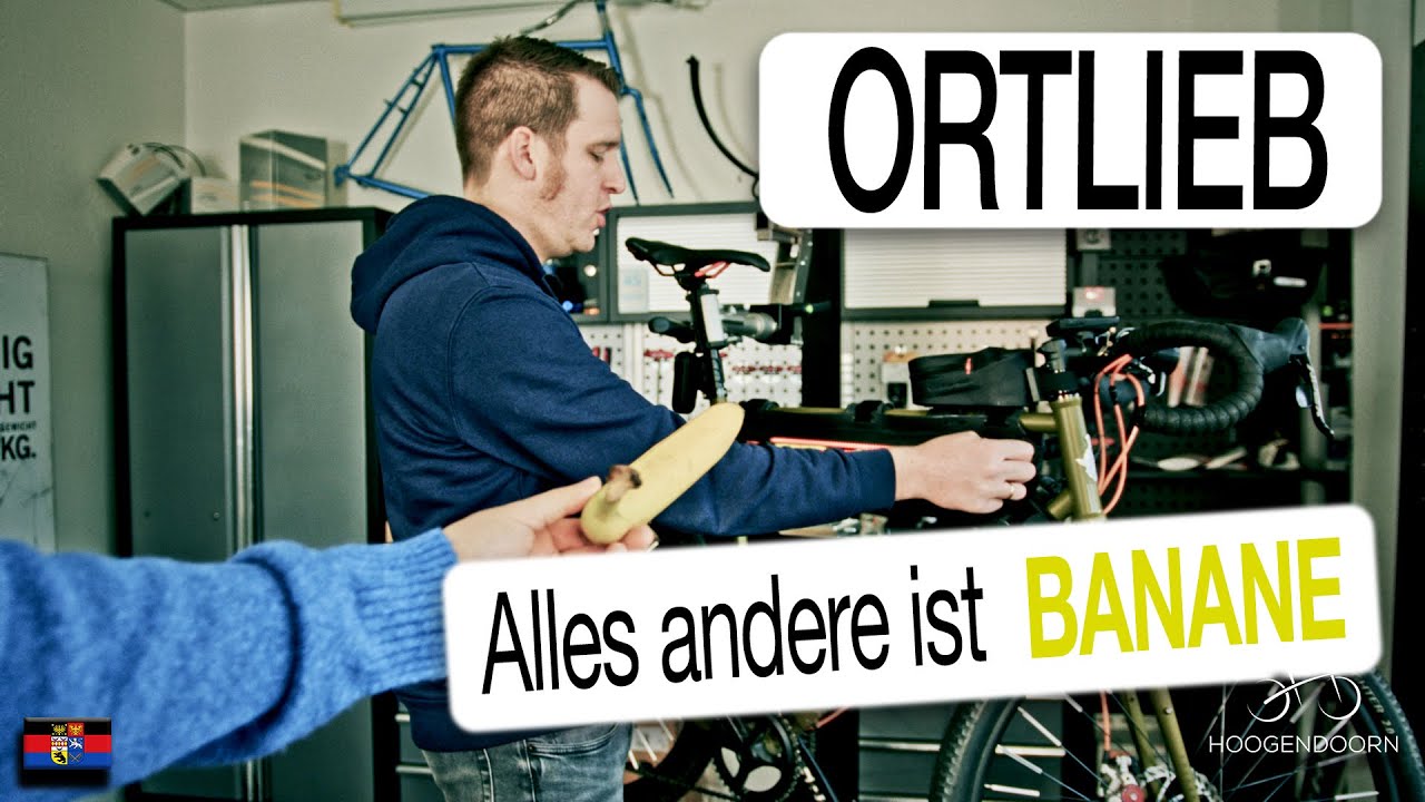 Ortlieb Bikepacking Taschen Satteltasche Seatpack und Arschrakete für Gravelbikes und Ebikes