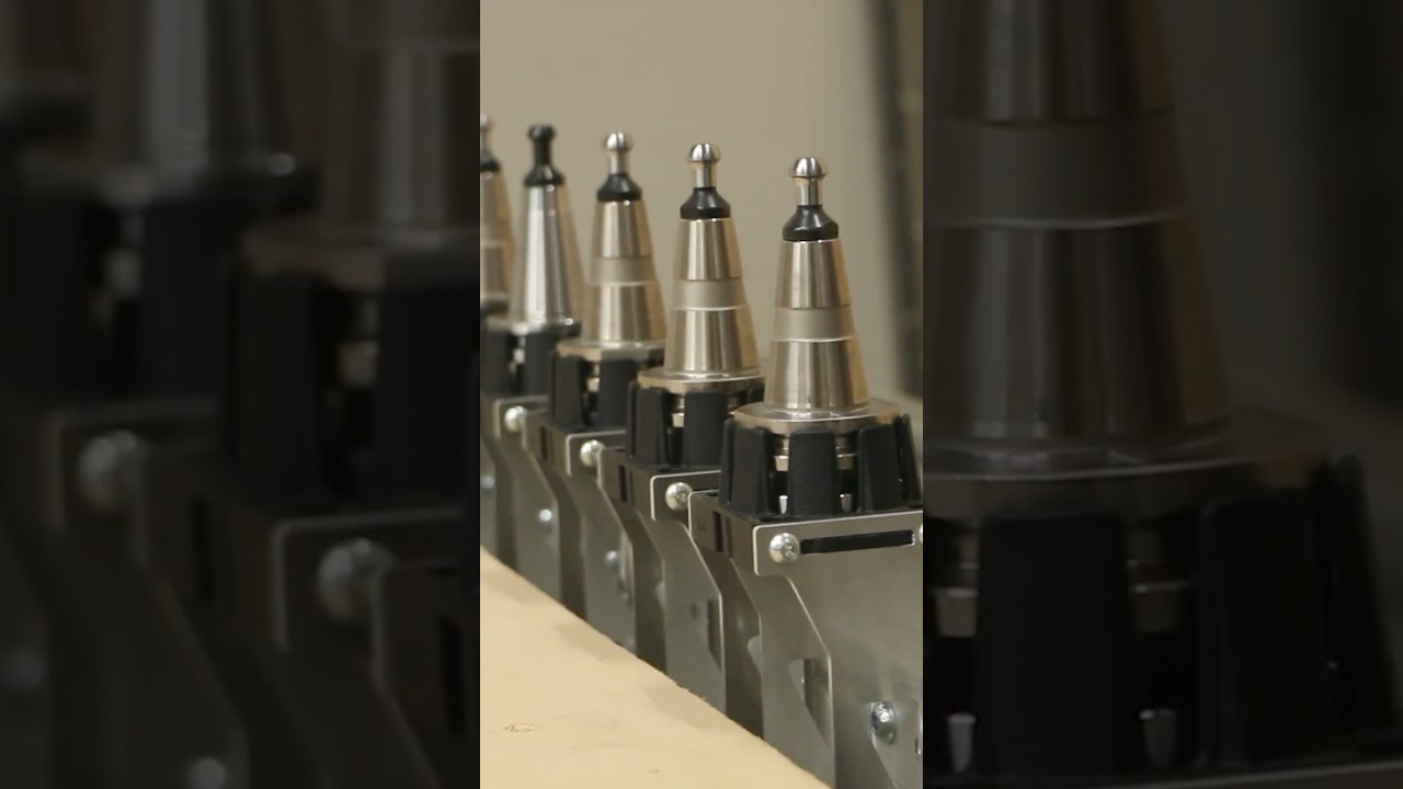 ATC Tool Rack in Action #cnc #atc #avidcnc