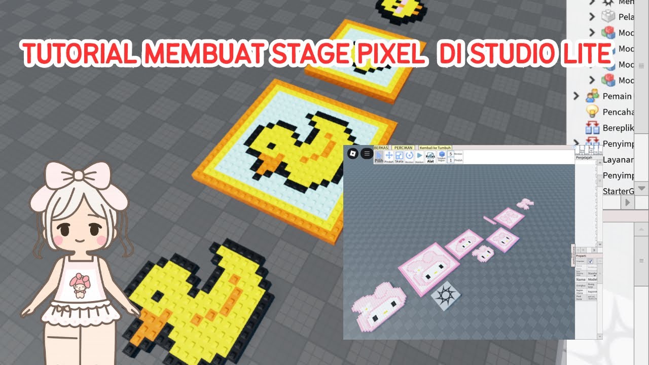 TUTORIAL BUAT STAGE PIXEL DI STUDIO LITE