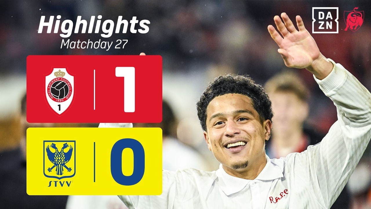 Royal Antwerp FC boekt zijn eerste competitiezege sinds eind januari! 🔴⚪ | Royal Antwerp FC - STVV