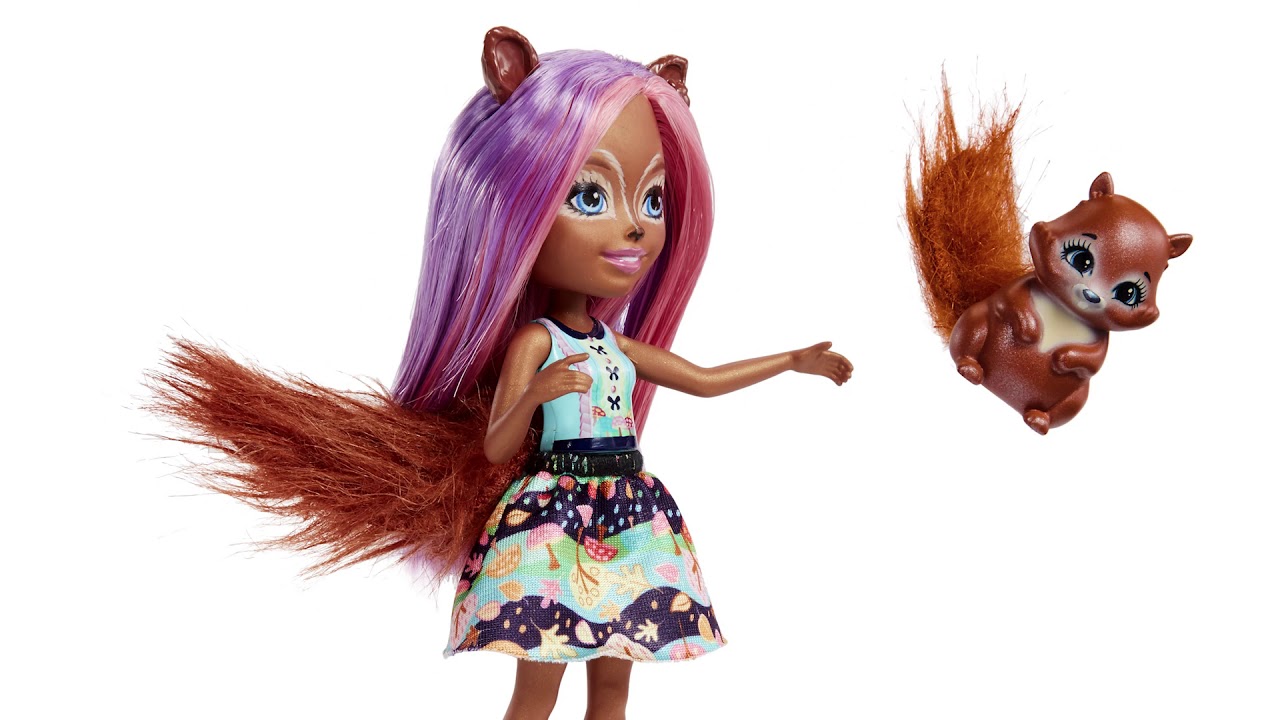 FMT61 Enchantimals  Sancha Squirrel Doll