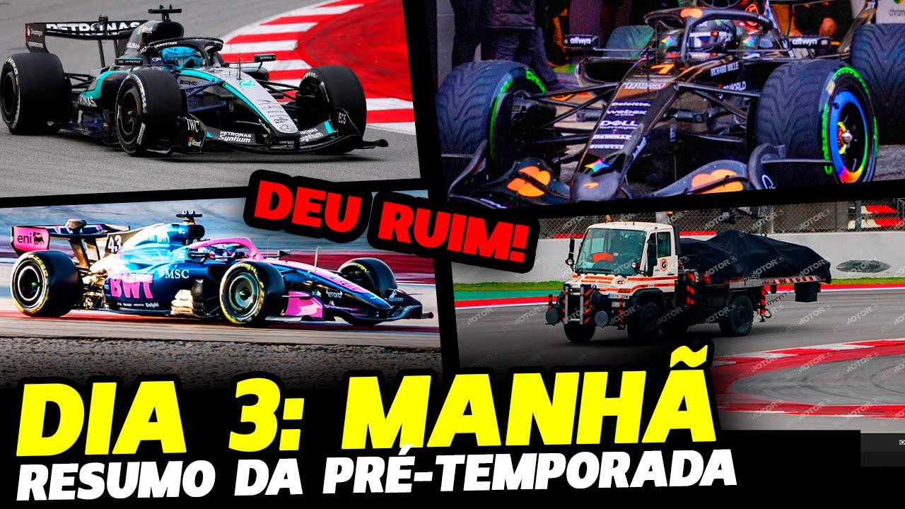 🚨DIA 3 MANHÃ: MCLAREN ESTREIA, MERCEDES 