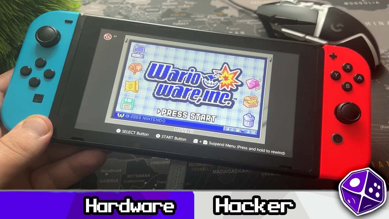 WarioWare, Inc.: Mega Microgames! | Nintendo Switch handheld gameplay