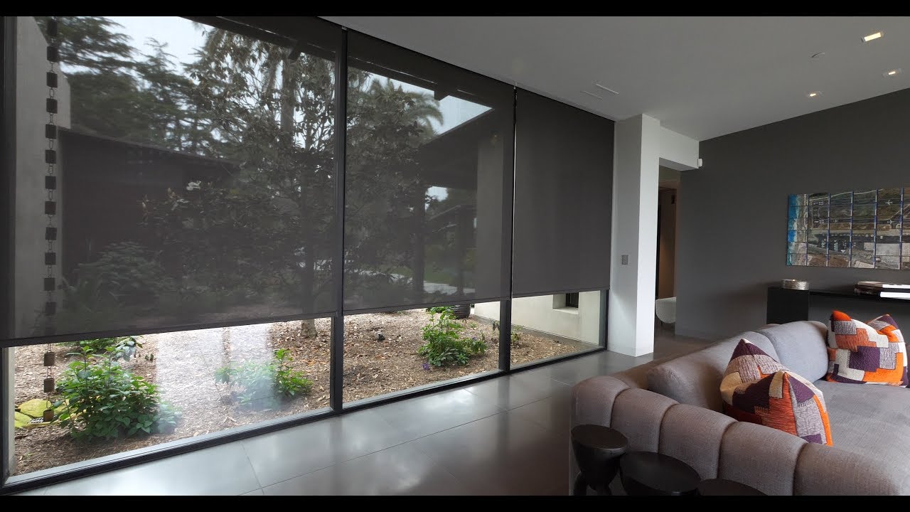 Modern Home Window Shading Solutions in Montecito, California