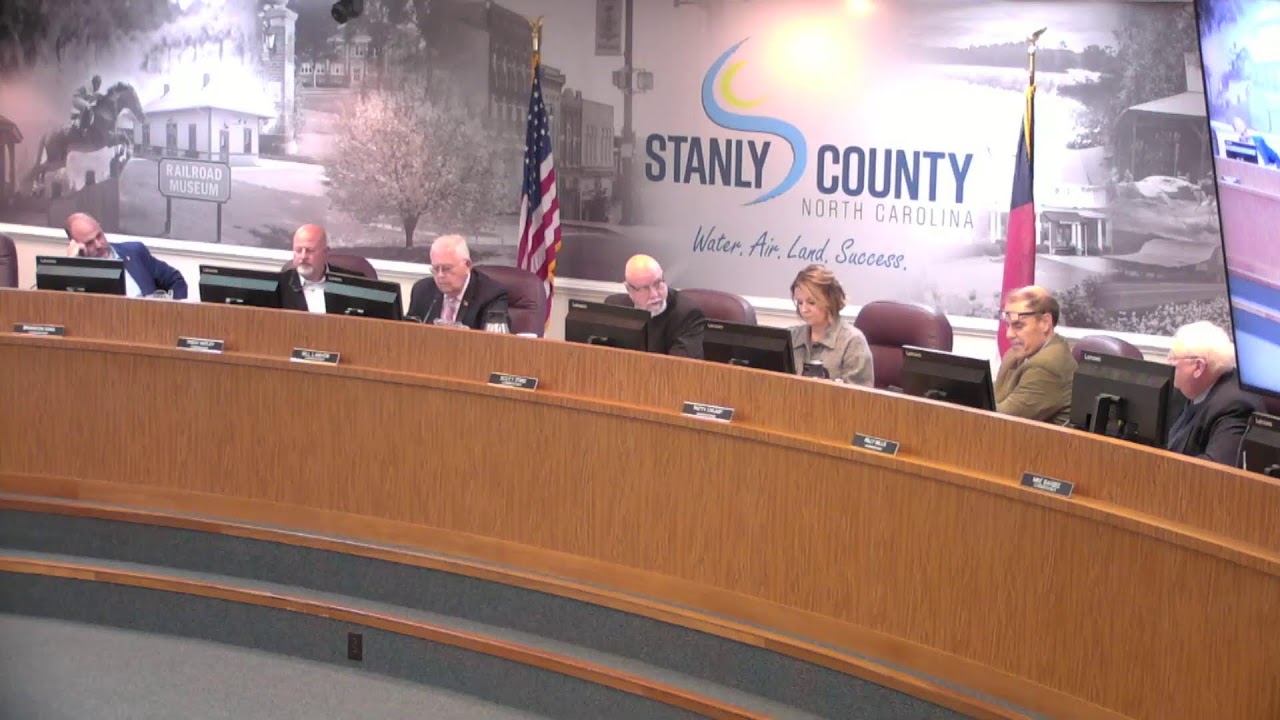 Stanly County Commissioners Meeting: January 20, 2026