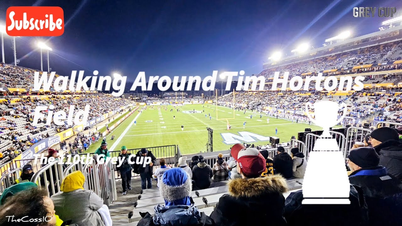🚶‍♂️Walking Around Tim Hortons Field During The 110th Grey Cup In Hamilton, Ontario 🇨🇦-November 2023