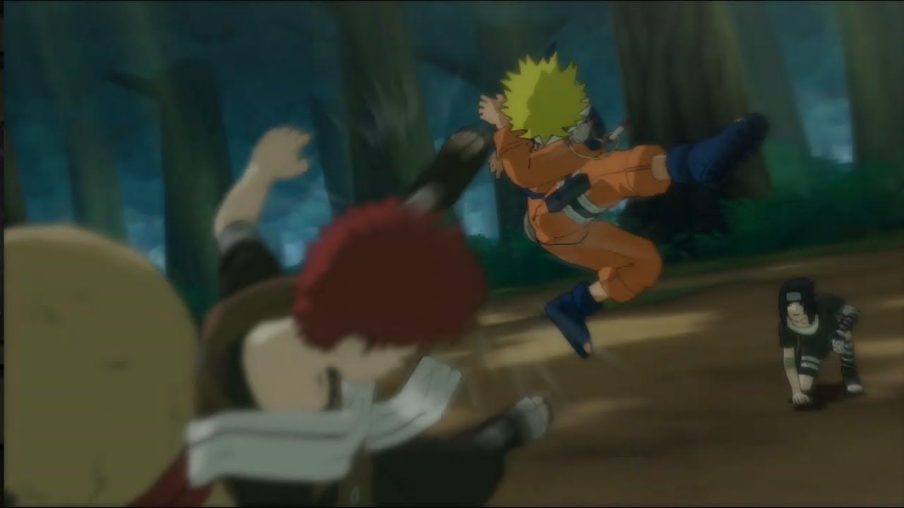 NARUTO : Ultimate ninja Strom ARCADE MODE NARUTO VS GAARA