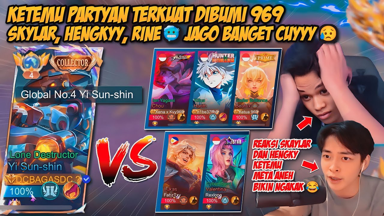 AKHIRNYA KETEMU PARTYAN TERKUAT DIBUMI 969 SKYLAR, KYY, RINE ‼️ REAKSI PARTYAN TERKUAT LIAT METAANEH