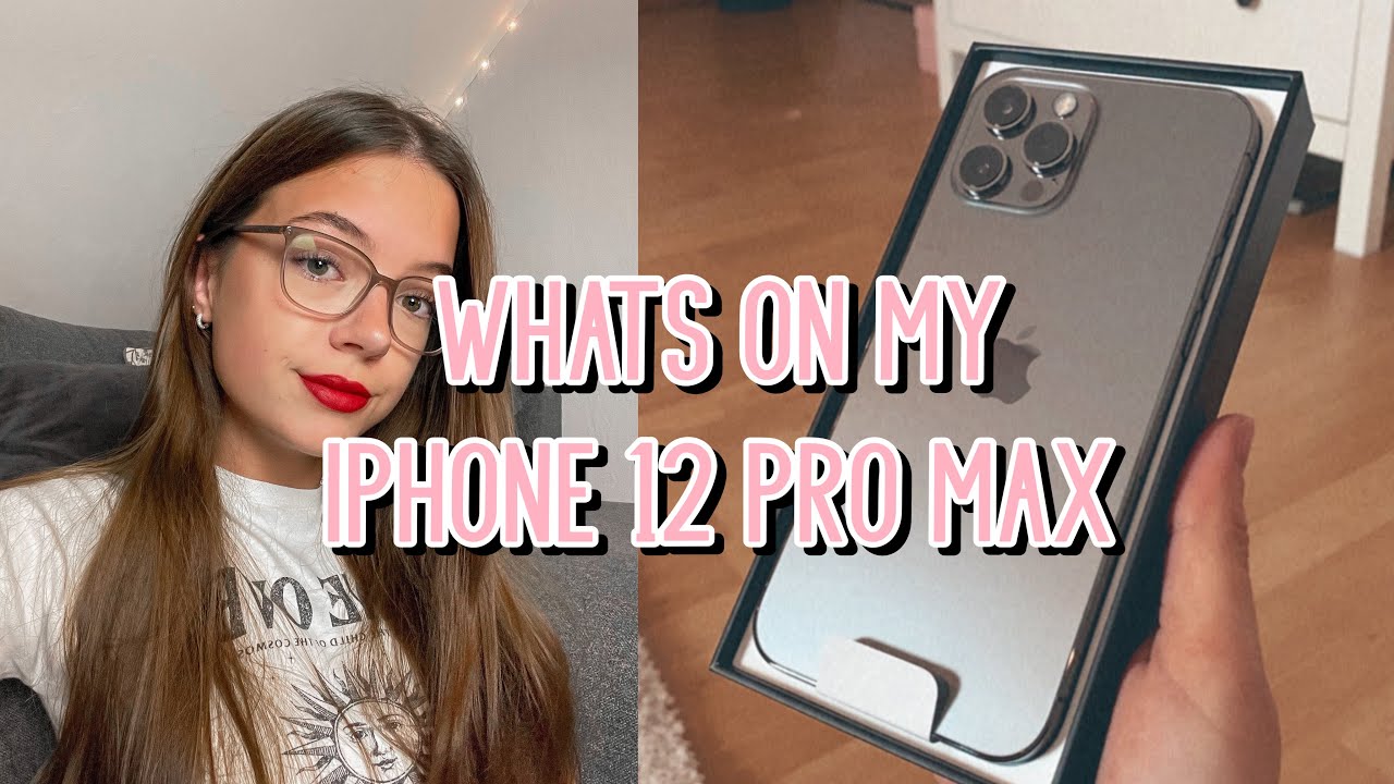 WHATS ON MY IPHONE 12 PRO MAX | Hannah Theresa